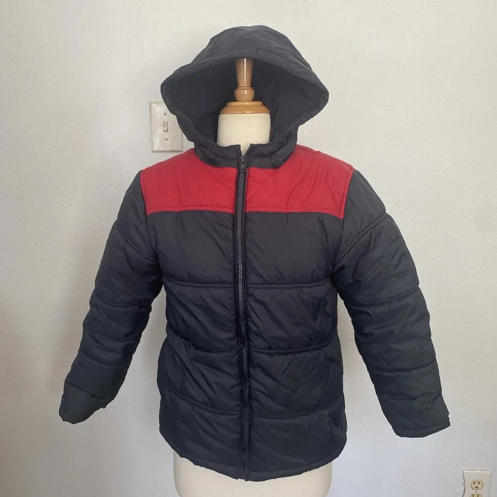 Gymboree Jacket Youth L 10-12 Puffer Fleece Lined Winter Snow Hooded Coat  Warm‎